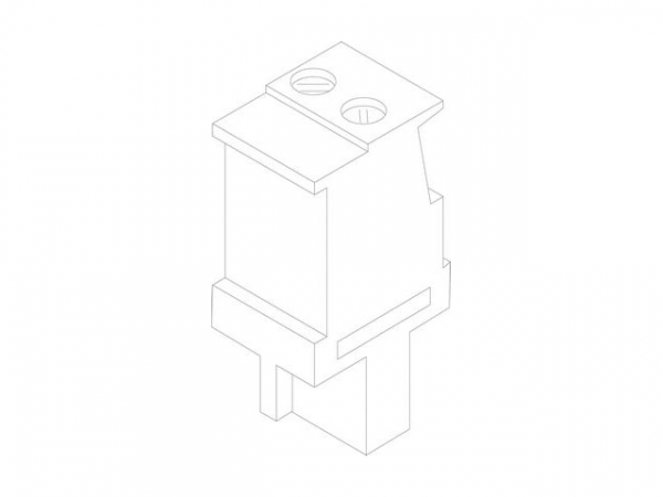 Buderus 63044002 Anschlussklemme 2-pol sign-braun FPO