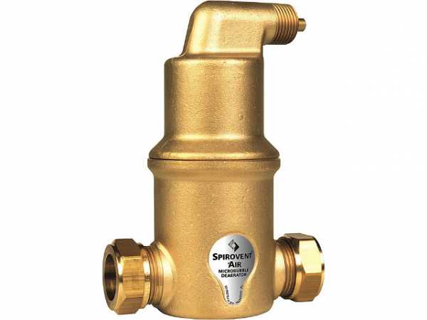 SPIROTECH Mikroluftblasenabscheider Spirovent luft DN 40 1 1/2''