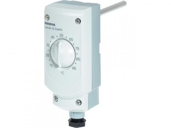 SIEMENS RAK-TR. 1000B Temperaturregler 15-95°C mit Tauchrohr 1/2'' 100mm
