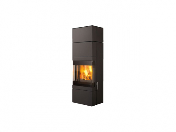 Buderus 7736603779 Kaminofen Stage FS14, 6 kW, black, Glasplatte black, HiClean-Filter, FireMatic Comfort