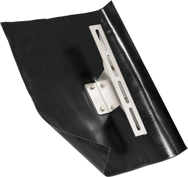 Solarflex Universalträgerpfanne schwarz 400/500mm, Stütze Edelstahl V2A, passend für Lattung 30x50 mm