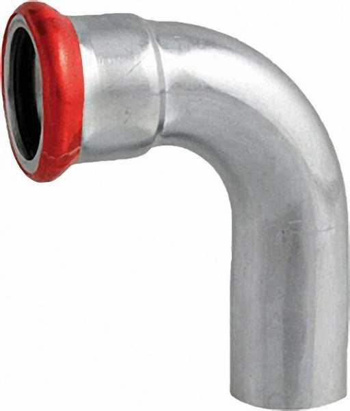 C-Stahl Pressfitting Bogen 90° (i/a) 22mm