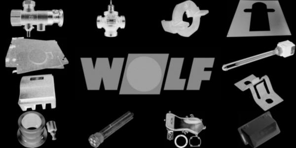 WOLF 2484321 Seitenverkleidung hinten rechts obeninkl. Befestigungsmaterial weiß