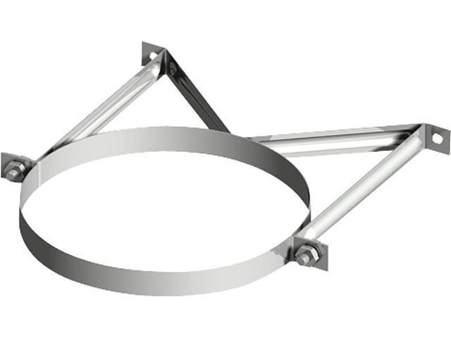 Doppelwandiges Abgassystem Wandhalterung DN 200 Wandabstand 150-200 mm Doppelwandiges Abgassystem Wandhalterung DN 200 Wandabstand 150-200 mm