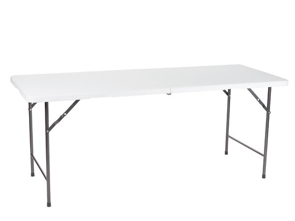 Weißer Tisch klappbar 180 x70x74 cm Gartentische Campingtische Klapptische stabil