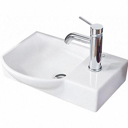 7139912 K3 Gäste-WC Keramik-Waschtisch weiß links 45x10,5x32 7139912 K3 Gäste-WC Keramik-Waschtisch weiß links 45x10,5x32