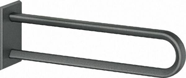 Wandstützgriff Serie Cavere aus Alu., Anthrazit-Metallic 95, Länge 850mm, ohne Montageset