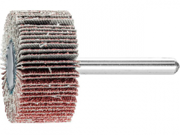Fächerschleifer Pferd F, d 40 x 20 mm, Schaft-d 6 mm, Körnung A 60