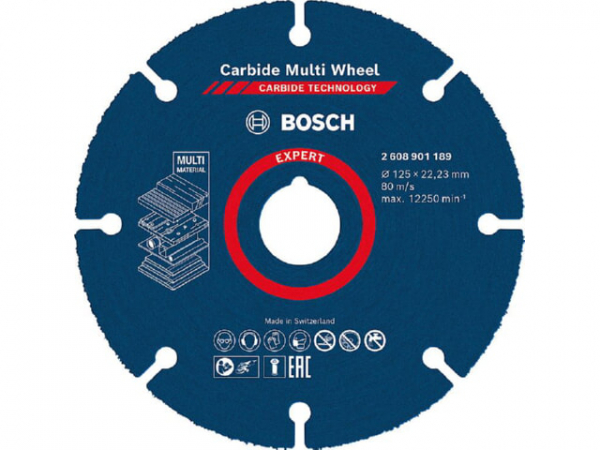 Trennscheibe BOSCH Expert Carbide Multiwheel Ø 125x22,23mm