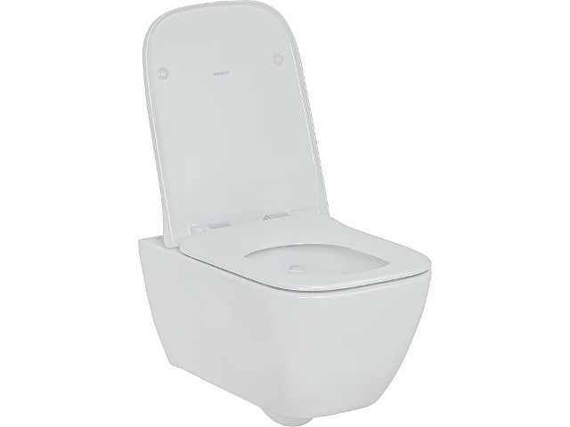 Geberit BxHxT: weiß Square, spülrandlos, Smyle Wand-Tiefspül-WC 350x330x540mm