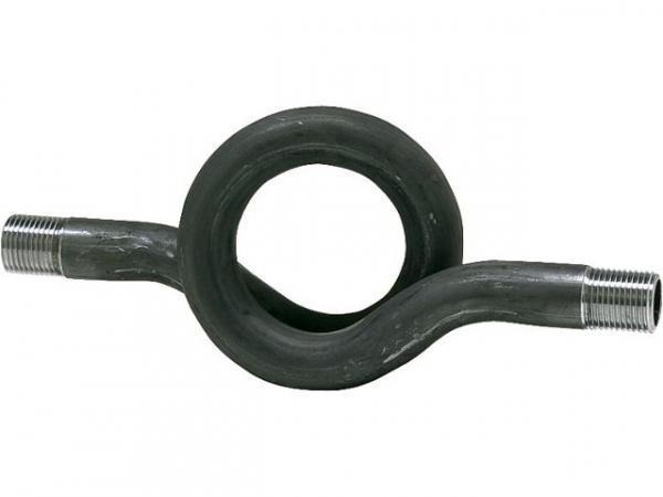 Manometerzubehör Wassersackrohr Kreisform PN 25 G 1/2" DN 15 1/2"), aus Stahl, handelsüblich