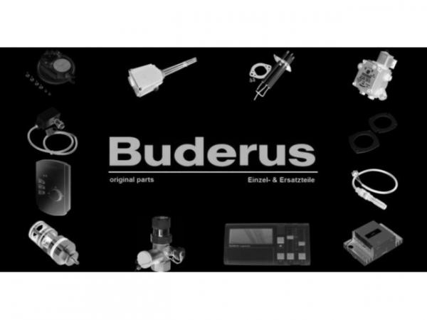 Buderus 7079372 Anschlussklemme 2-polig weiß U