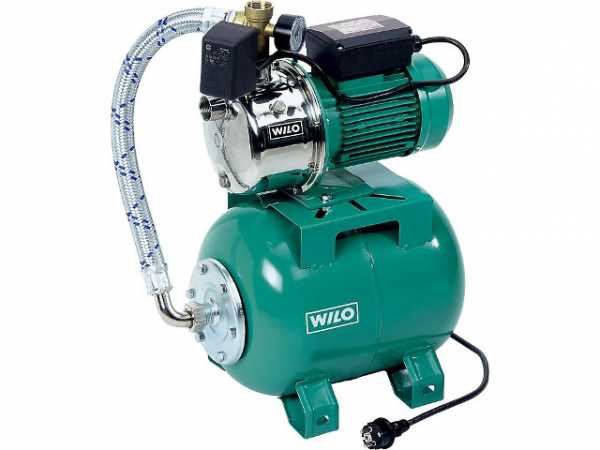Wilo-Jet HWJ 20L 203 Hauswasswerwerk selbstansaugend DN25 (1"), 20-L Stahlbehälter 1~230 V