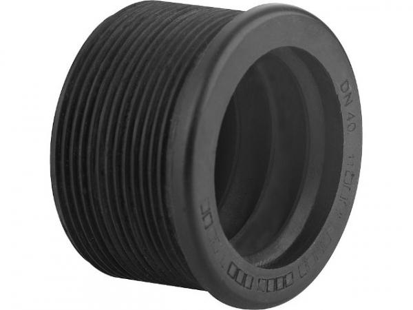 VALSIR Gummi-Nippel schwarz für Siphonrohr 50x40mm DN40