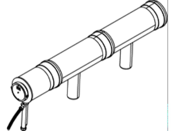 Viessmann Vitodens 200-W Abgaskaskade für 2 Kessel, Reihenaufstellung, PPs-System, Kondenswassersiphon, ZK00676