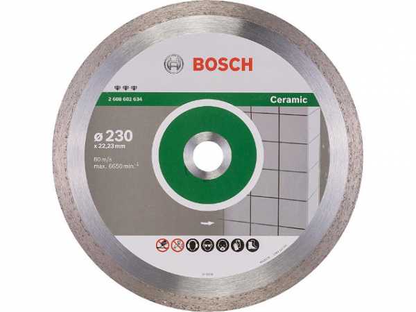 Diamanttrennscheibe BOSCH Best for Ceramic für Fliesen Ø 230x22,23x2,4mm