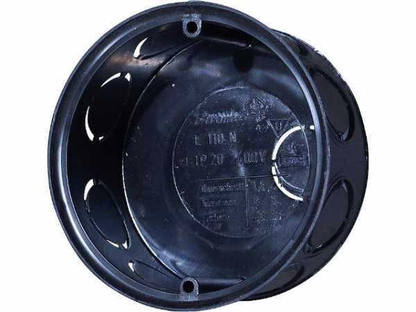 Unterputz-Abzweigdose F-Tronic d=72mm, 35mm tief schwarz, 1 Stück