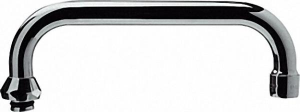 U-Auslauf Messing verchromt konisch dichtend mit 2 O-Ringen 3/4'' x 300mm