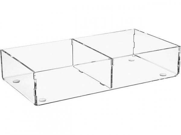 Sortierbox aus Plexiglas transparent 240x120x50mm 9315622