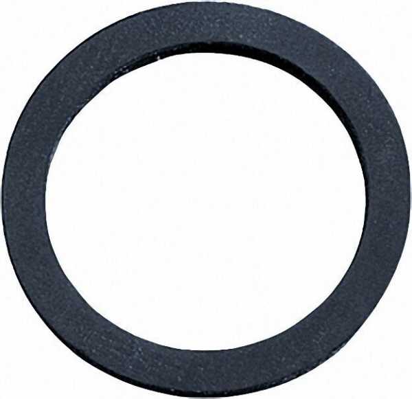 Gummi-Waschmaschinen-Anschluss- dichtung, Größe DN 15 (1/2''), 12x23x3mm, VPE = 100 Stück