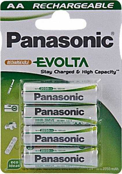NiMH-Akku-Zellen AA Mignon Evolta 2050mAh VPE 4 St. im Blister