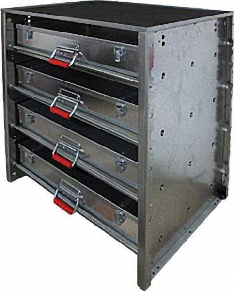 Basismodell (für 4-Koffer) Stahlblech 2mm feuerverzinkt 770 x 660 x 490mm