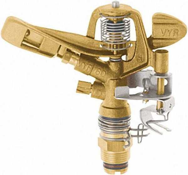 Kreis-/Sektorenregner, Schwinghebel-Regner ''V60'', Messing