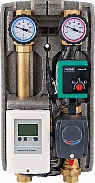 EVENES Heizkreisset Easyflow Clima6 DN25, inklusive Regelung, Mischer mit Motor, Wilo Pico 25/1-6 OE