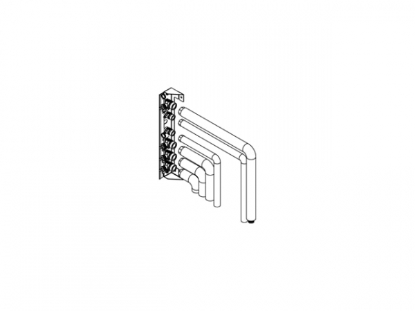 Viessmann Montagehilfe AP nach links, 2 Heizkreise ZK06411