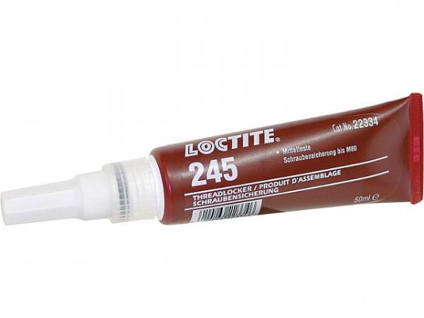 Loctite 245 flüssig Dichtung mit BAM freigabe (Sauerstoff), vorher Loctite 500, Tube 50ml