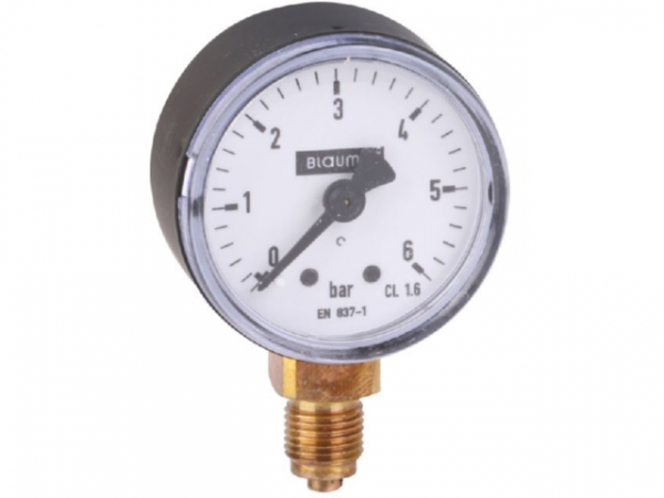 Manometer NG 40 radial 0 bis 6 bar