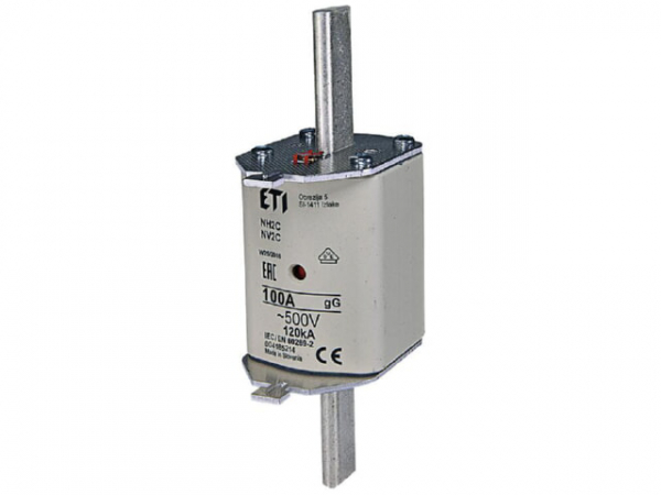ETI NH Sicherung NH2C gG 100A/500V, VPE 3