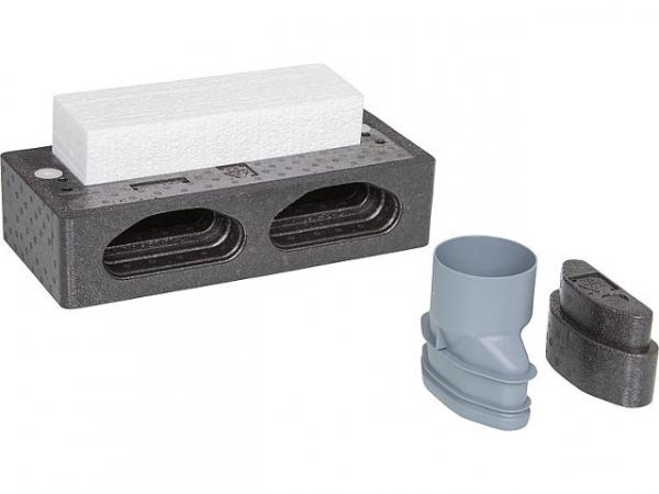 Zuluftelement Wand Set Systemkanal/Rundrohr75 Typ: ZE-SYK-RR75-Set