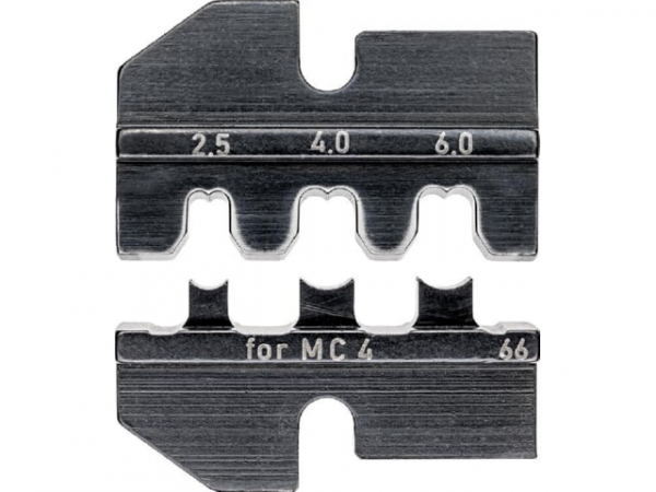 Crimpeinsatz für KNIPEX Crimp-Systemzange, Solar-Steckverbinder MC4 (Multi-Contact), 2,5 - 6,0 mm²