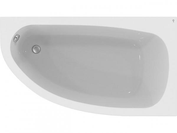 Raumspar-Badewanne ERUN links BxHxT 1600/900x465x285mm Acryl,weiß