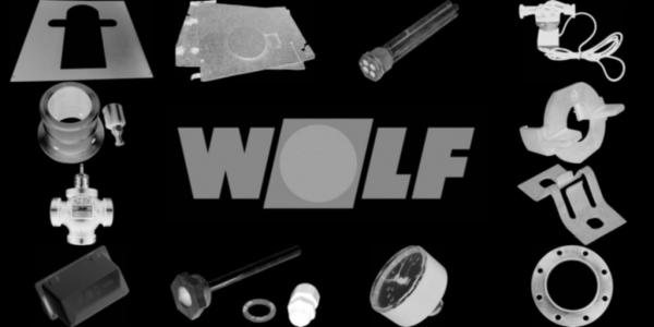WOLF 8751654 Verkleidung oben vorne, Weiß