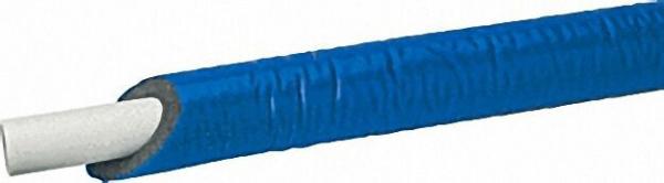 Mehrschichtverbundrohr PE-X 26 x 3mm, Rolle mit 50 Meter, Isolierung 6mm, blau