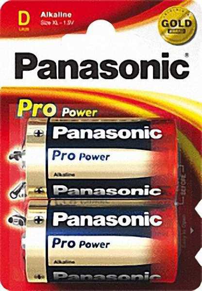 PANASONIC Batterie PRO Power LR20 D Mono 1 Pack mit 2 Stück
