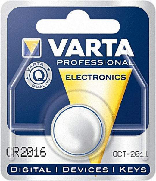 VARTA Lithium Knopfzelle CR2032, 3,0Volt 1er Blister