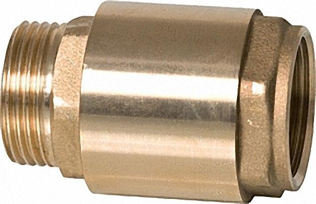 Rückschlagventil aus Messing mit AG 1 1/4'' X IG 1 1/4'' Typ 7 Durchfl Rückschlagventil aus Messing mit AG 1 1/4'' X IG 1 1/4'' Typ 7 Durchfl