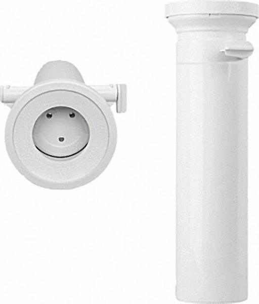 PP-WC-Anschlussstutzen gerade DN 100, verriegelbarer abu rat blocker, Baulänge 400mm