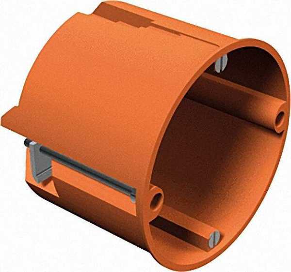 Hohlwand-Geräte-/Verbindungsdose Höhe 61mm, D=68mm Typ HV 60, orange / 1 Stück