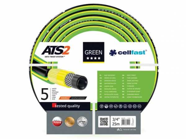 CELLFAST 15 120 Gartenschlauch Green ATS2 3/4" 25 m