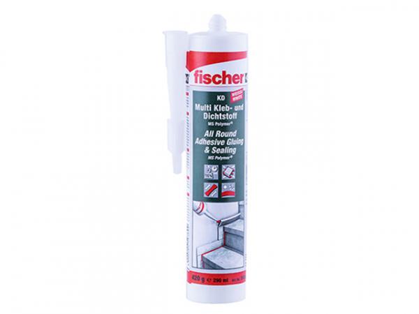 Fischer Multi flexible Kleb- und Dichtstoff KD-290 schwarz 290 ml Innen und Außenbereich 503319, VPE 1 Stück