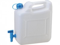Wasserkanister Eco Natur 12 Liter mit Ablasshahn 160x334x332mm