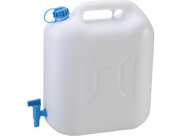 Wasserkanister Eco Natur 22 Liter mit Ablasshahn 190x415x440mm