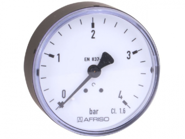Manometer NG 63 axial 0 bis 4 bar