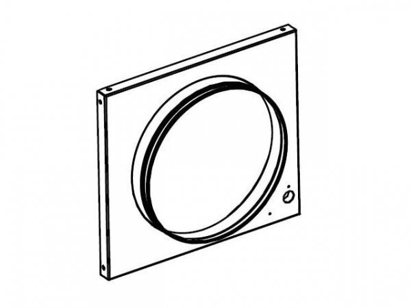 S&P Paneelstutzen, horizontal, DN200, VPE 2 KIT IC/OC HE 04 H