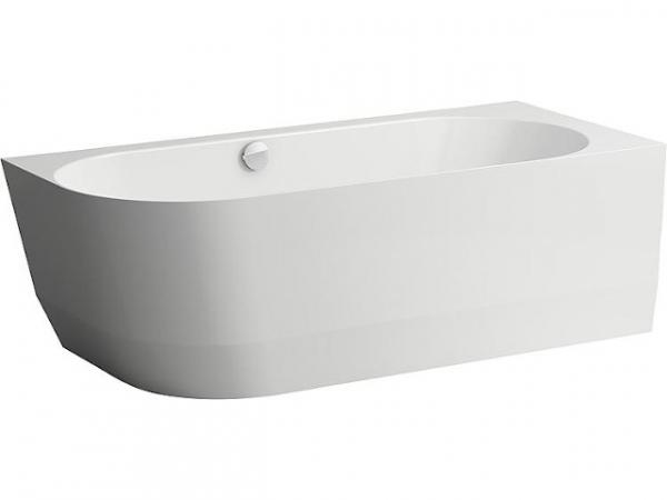 Laufen Pro Raumspar-Badewanne Marbond Eckversion rechts BxHxT: 1800x590x800mm, weiß