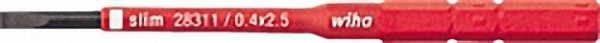 WIHA Wechselbit, Schlitz 0, 4 x 2,5mm, 1,000 V Typ 28311